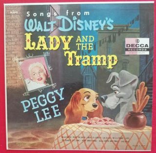 Vintage Nm Lp Peggy Lee Songs From Walt Disney 