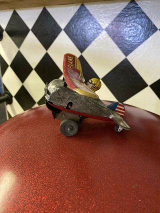 Louis Marx Looping Plane Tin Windup Toy,  Prewar