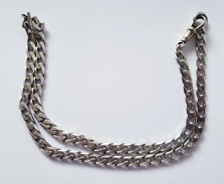 Vintage Sterling Silver Chain Necklace 30 Grams