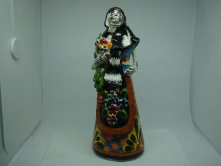 Day Of The Dead Hand Made Talavera,  Catrina Figurine,  Gerardo Garcia