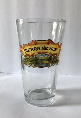 Sierra Nevada Brewing Company Beer Pint Glass 16 Ounce Collectible Cup Mug Piece