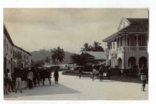 Police Station Building& Chinese Streetscene In Seremban 1890 