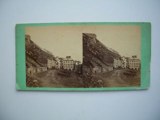 Stereoview By Lp Vallee Durham Terrace From Champlain Street Quebec City Canada