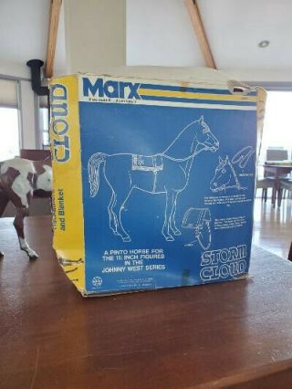 1974 Marx Johnny Best Storm Cloud Horse W/ Box (no Accessories)