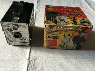 1940 Hopalong Cassidy Box Camera In Box/l@@k