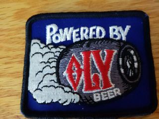 Vintage Powered By Olympia Beer Patch 70 