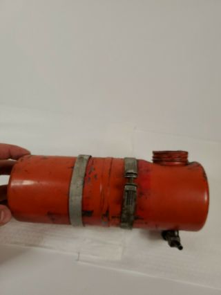 VINTAGE RACING GO KART WEST BEND Gas tank with straps POWER BEE 580 3
