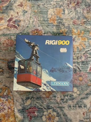 Vintage Lehmann Rigi 900 West Cable Car/gondola Ski Lift Toy Figures Set Of 2