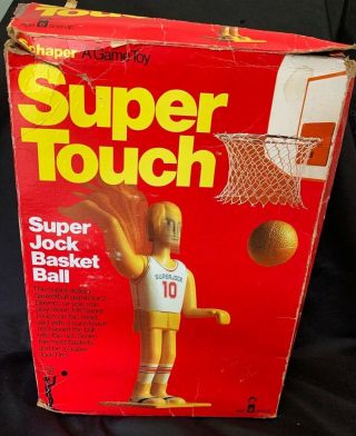 Vintage 1976 Schaper Jock Touch Basketball Game Complete,