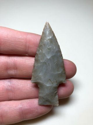Glossy Texas Stem Point Arrowhead Artifact Lone Star Tx Relic