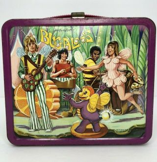 Vintage 1971 Bugaloos Metal Lunchbox Aladdin Sid & Marty Krofft 70s No Thermos