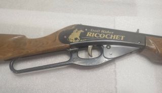 Daisy model 660 Trail Rider Ricochet vtg 1964 Lever action Toy pop gun costume 2