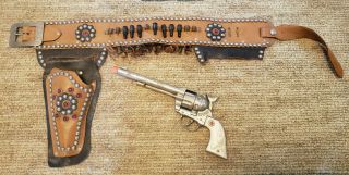 Vintage Hubley Red Star Toy Cap Gun Pistol