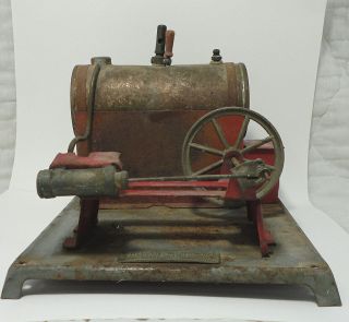 Antique Weeden No.  903 Toy Steam Engine Brass & Metal Electric