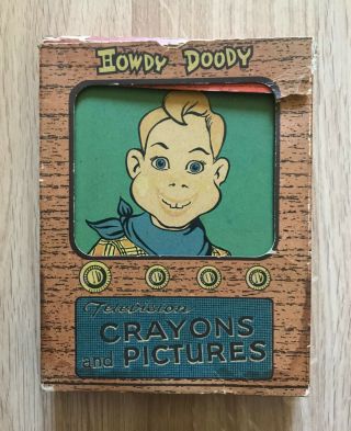 Vintage Howdy Doody Crayon Set
