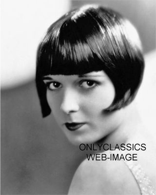 1928 Sexy Cute Actress Louise Brooks Lulu 8x10 Photo Bob Haircut Art Deco Style