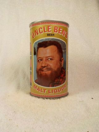 Uncle Bens Malt Liquor Straight Steel Old Beer Can