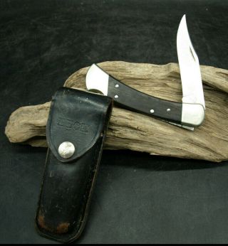 Buck 110 Hunter Pocket Knife 25th Anniversary Edition W/sheath (e1)