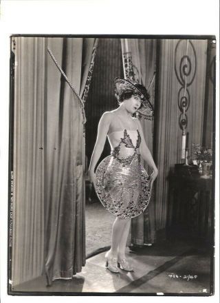 1922 Gloria Swanson " Her Gilded Cage " Publicity Photo 8 1/2 X 11