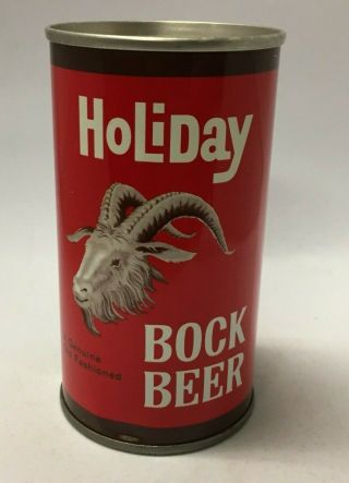 Holiday Bock Beer Pull Tab Beer Can From Holiday Brewing,  Potosi Wisconsin Wi