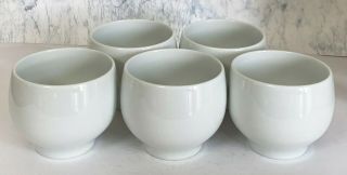 5 Set Sencha Yunomi Arita Hasami Yaki Porcelain Coffee Tea Cup Made In Japan