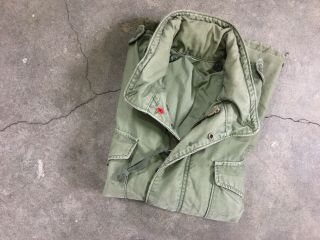 Vintage M - 65 Field Jacket Large Authentic Scovill Zipper Usa Streetwear Supreme