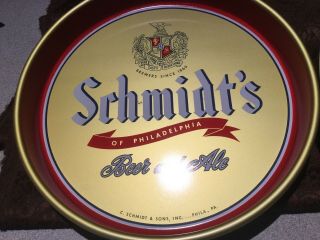 2 Vintage Beer Trays.  Schmidt ' s Beer and Knickerbocker Beer 2
