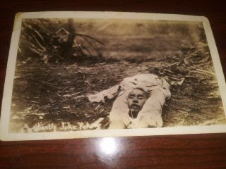 Vintage Early 1900s Real Photo - China Execution - A Ghostly Joke - Peking