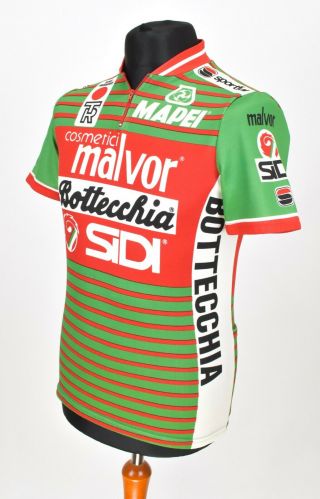 Vintage 1988 Sportful Cycling Jersey Bottecchia Malvor Mapei 80s Size L 2