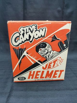 1959 Ideal Steve Canyon Jet Helmet Box Only