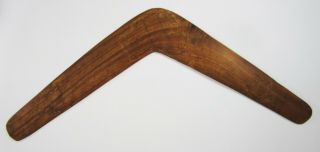 Vintage Australian Wood Boomerang Aboriginal Carved Folk Art Map Emu Kookaburra