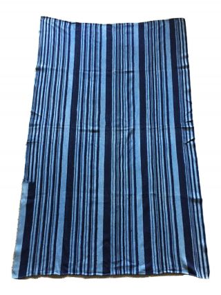 Indigo Mudcloth Blanket,  Vintage African Textile,  Mudcloth Fabric