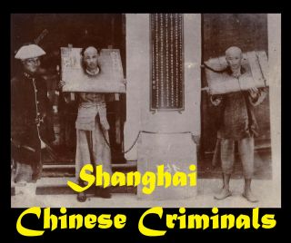 China 上海 Shanghai Chinese Policeman Criminals Canque ≈ 1905