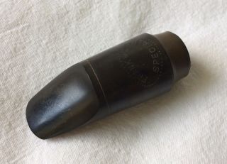 Vintage Frank Wolf Special Bb Soprano Saxophone Hard Rubber Mouthpiece Sax
