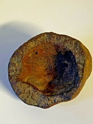 Native American Indian Stone Paint Cup Or Mortar Ancient