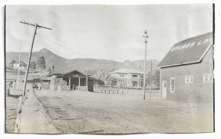 Early View Of Estes Park Colorado Vintage Snapshot Photo