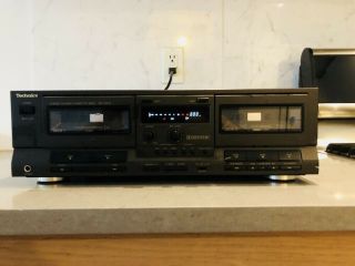 Vintage Technics Rs - Tr212 Stereo Double Cassette Tape Deck Made In Japan