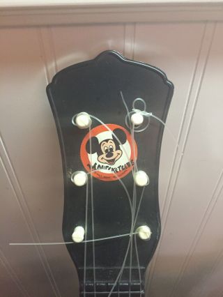 Mousegetar Mickey Mouse Vintage Guitar 3