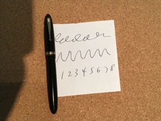 Vintage 1940’s Swan Mabie Todd Leverless Fountain Pen Huge 14k 4 Gold Nib