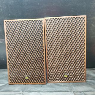 Vintage Sansui Sp 3700a Speaker Grills - Set Of 2