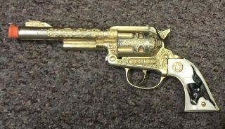 Vintage Gold Hubley Texan Jr.  Western Toy Cap Gun