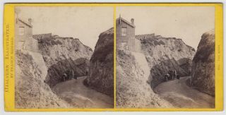 Worcestershire Stereoview - Malvern And The Wych With Carriage By Francis Bedford