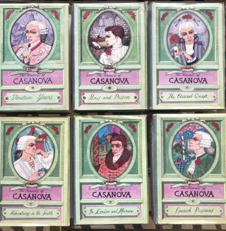 Memoirs Of Casanova,  Complete Set Vol.  1 - 6 Vintage Hardback Trans.  Arthur Machen