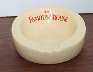 Vintage The Famous Grouse Scotch Whiskey Ashtray Wade Pdm England