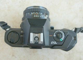 Vintage Pentax P3N 35mm SLR Camera With 50mm 1:2 Lens & Batteries 2