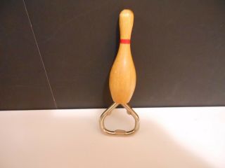 Wooden Bowling Pin Bottle Opener 2