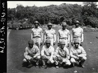 Wwii African American Soldiers 15 Vintage Photographs Pacific 539th " Restricted "