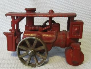 Hubley 1930s Cast Iron Toy Tractor Huber Steam Roller,