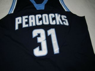 Vintage Upper Iowa University Peacocks Basketball Jersey Shorts