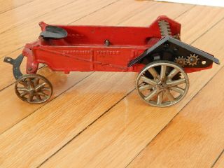 Antique Arcade Cast Iron Mccormick Deering Manure Spreader Toy